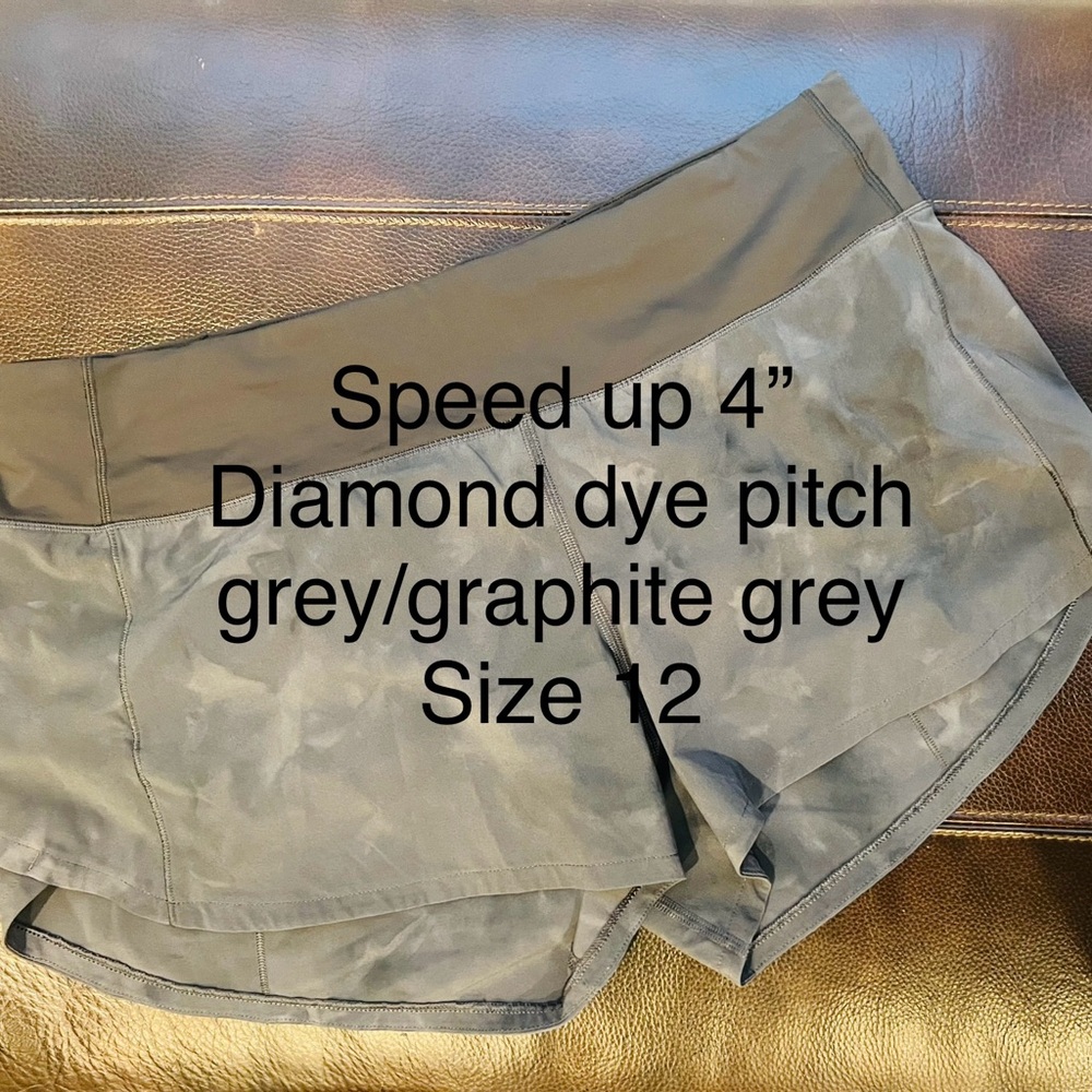 Lululemon speed up 4” shorts